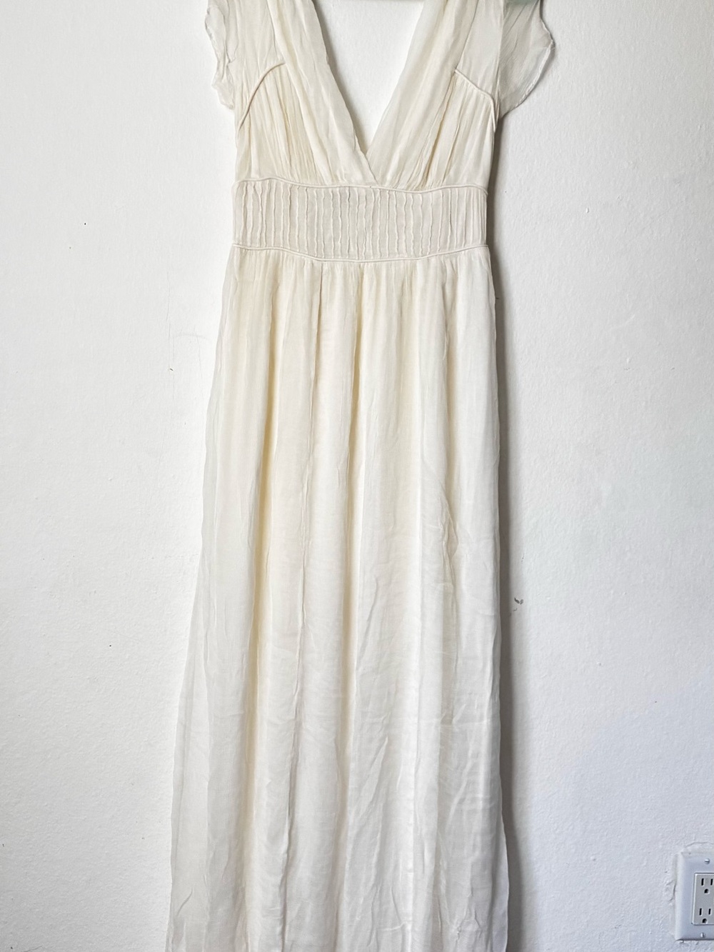 Mango Ivory Maxi Dress – New Without Tags – XS